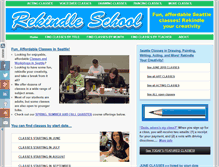 Tablet Screenshot of classesandworkshops.com